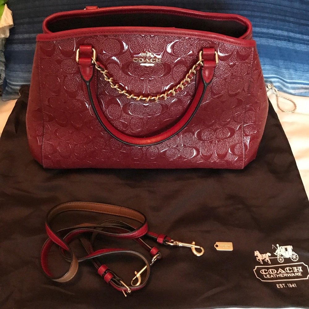 Coach Margot Carryall with Holographic Glitter